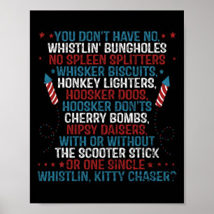 Affiche Vous n'avez pas de trous de bunghole sifflants Fun