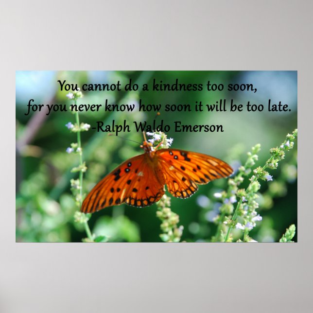 Affiche Vous ne pouvez pas faire une bonté à bientôt.- Ral (Devant)