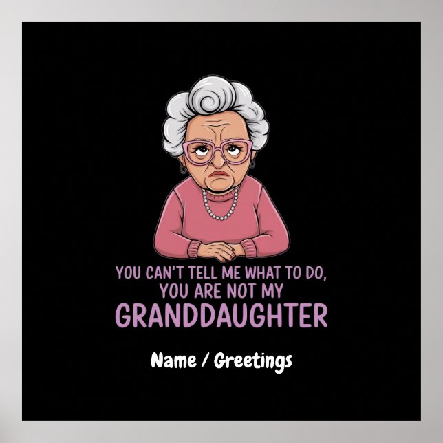 Affiche Vous ne pouvez pas me dire, vous n'êtes pas ma pet (Devant)