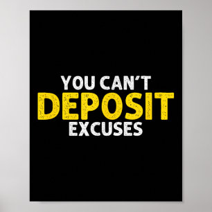 Affiche Vous ne pouvez pas vous désister d'excuses Entrepr