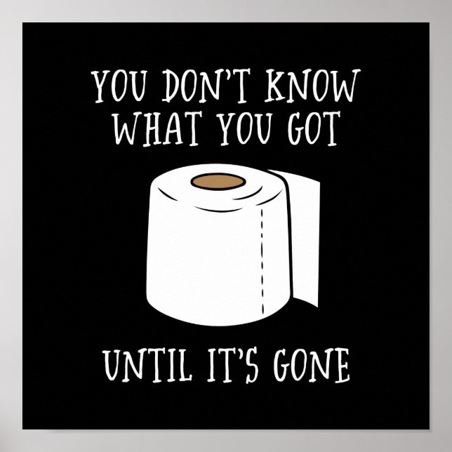 Affiche Vous ne savez pas ce que vous avez jusqu'à ce qu'i (Devant)