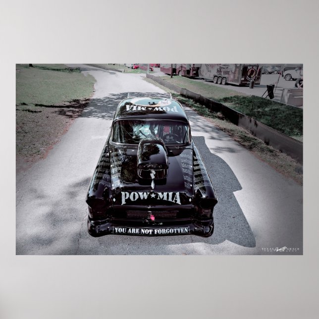 Affiche Vous N'Êtes Pas Oublié 1955 POW-MIA Chevy (Devant)