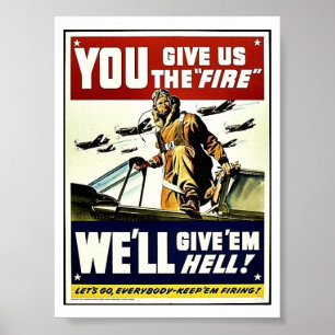 Affiche Vous nous donnez le feu
