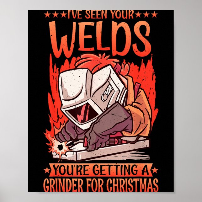 Affiche Vous Obtenez Un Broyeur Pour Noël -  (Devant)