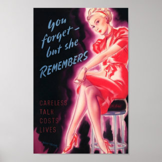 Affiche Vous Oubliez - Mais Elle Se Souvient - 2ÈME GUERRE