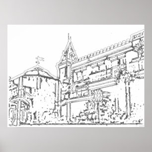 Affiche Vous peignez le crayon 1986 de Giardelli San Fran