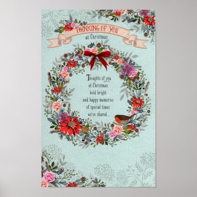 Affiche vous pensez à noël (Devant)