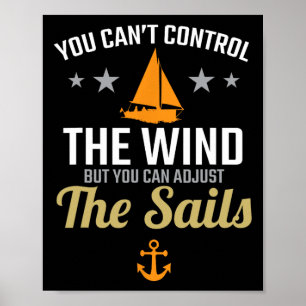 Affiche Vous Pouvez Ajuster La Voile Amateurs De Bateau Vo