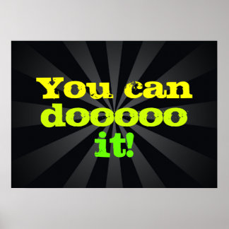 Affiche Vous pouvez le faire ! Motivation