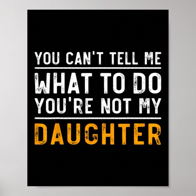 Affiche Vous pouvez&# ; pour me dire ce que vous faites&#  (Devant)