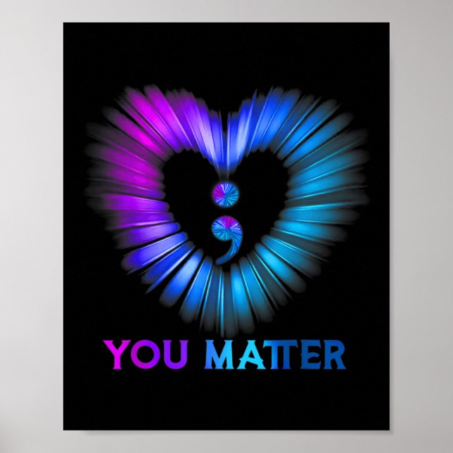 Affiche Vous Problème Suicide Sensibilisation Et Préventio (Devant)