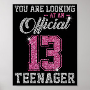 Affiche Vous Recherchez Un Officiel 13 Adolescent
