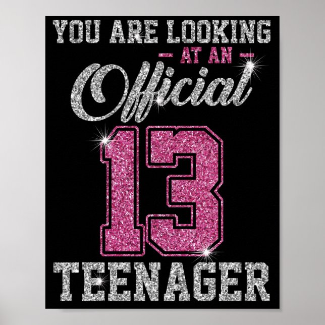 Affiche Vous Recherchez Un Officiel 13 Adolescent (Devant)