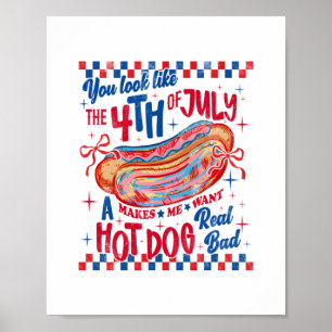 Affiche Vous Ressemblez À 4 juillet Drôle Conception Hot D