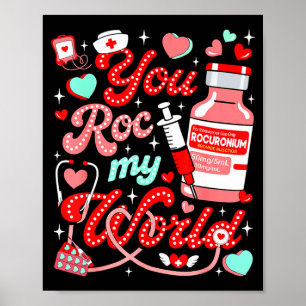 Affiche Vous Roc Mon Monde Infirmière Fête De La Saint-Val