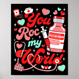 Affiche Vous Roc Mon Monde Infirmière Fête De La Saint-Val