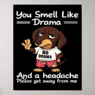 Affiche Vous Sentez Du Drame Et Un Mal De Tête S'Il Vous P