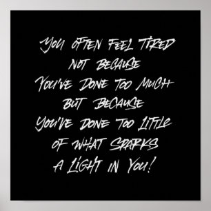 Affiche Vous sentez fatigué