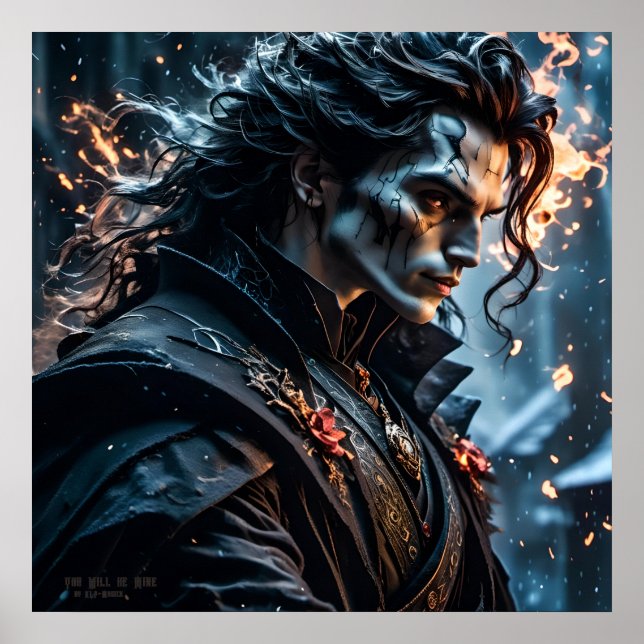 Affiche Vous Serez À Moi - AI Imaginaire Art numérique Imp (Devant)