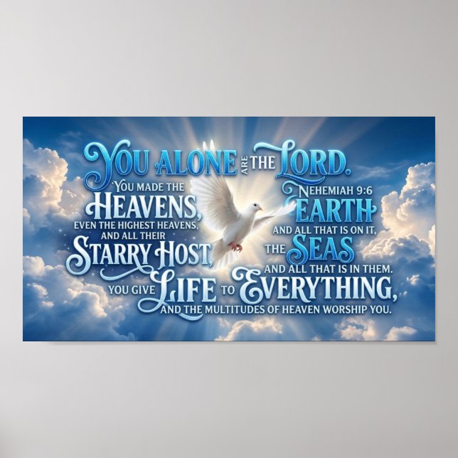 Affiche Vous seul êtes le Seigneur (Devant)