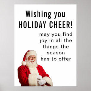 Affiche Vous souhaite JOIE DE NOËL