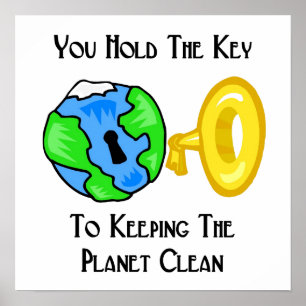 Affiche vous tenez la clé