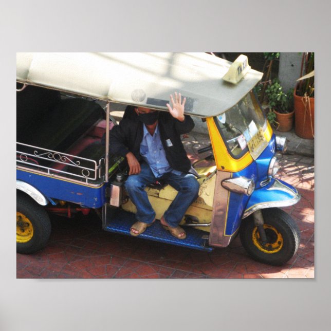 Affiche Vous voulez TAXI TUK-TUK ? (Devant)