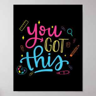 Affiche Vous Y Arrivez Journee De Test Motivation Professe