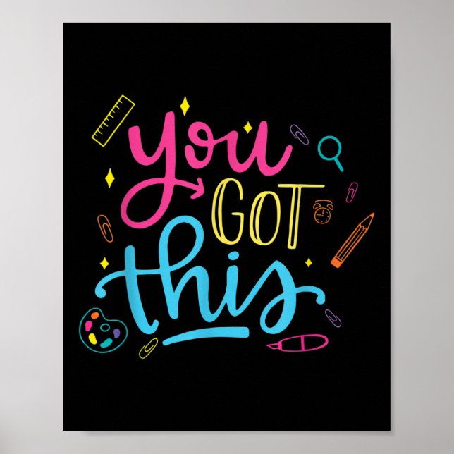 Affiche Vous Y Arrivez Journee De Test Motivation Professe (Devant)