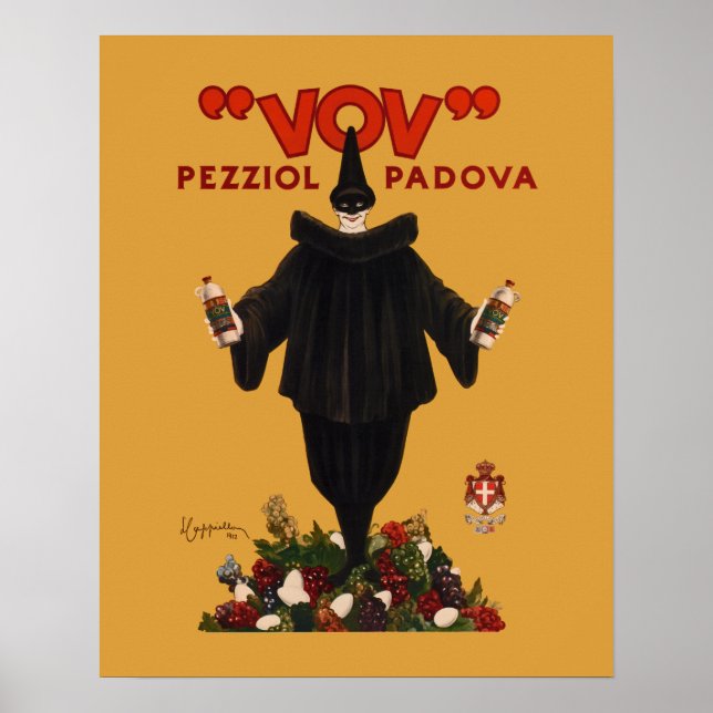 Affiche "VOV" Pezziol Padova ~ 1922 ~ Leonetto Cappiello (Devant)