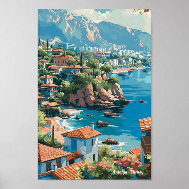 Affiche Voyage à Antalya Turquie (Devant)