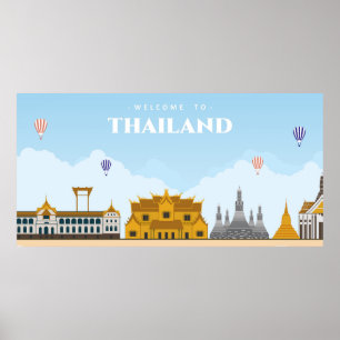 Affiche Voyage à Bangkok