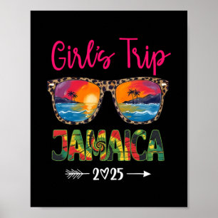 Affiche Voyage à la Jamaïque pour filles 2025 Week-end d'é