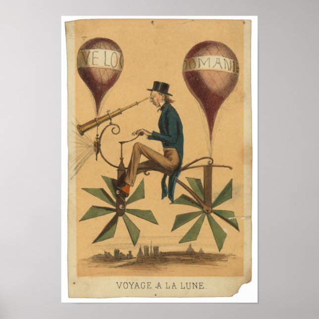 AFFICHE VOYAGE A LA LUNE (Devant)