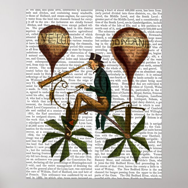 Affiche Voyage A La Lune Hot Air Balloon (Devant)