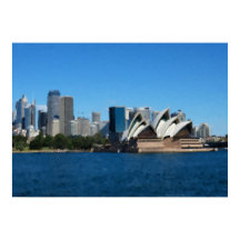 Voyage à l'Opéra de Sydney vintage