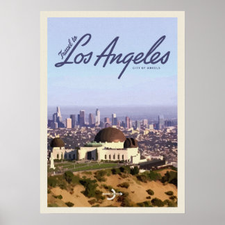 Affiche Voyage à Los Angeles