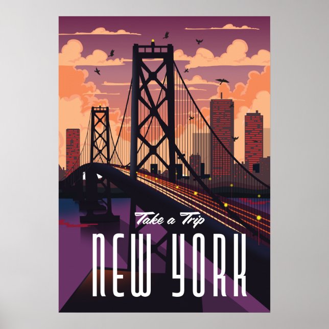 Affiche Voyage à New York (Devant)