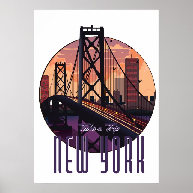 Affiche Voyage à New York (Devant)