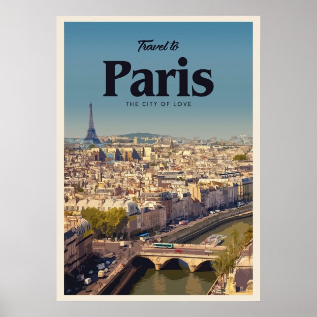 Affiche Voyage à Paris (Devant)