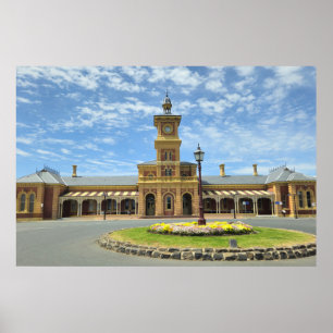 Affiche Voyage à travers le temps à la gare d'Albury