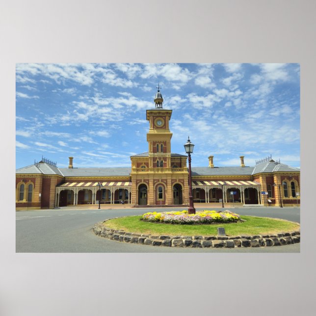 Affiche Voyage à travers le temps à la gare d'Albury (Devant)