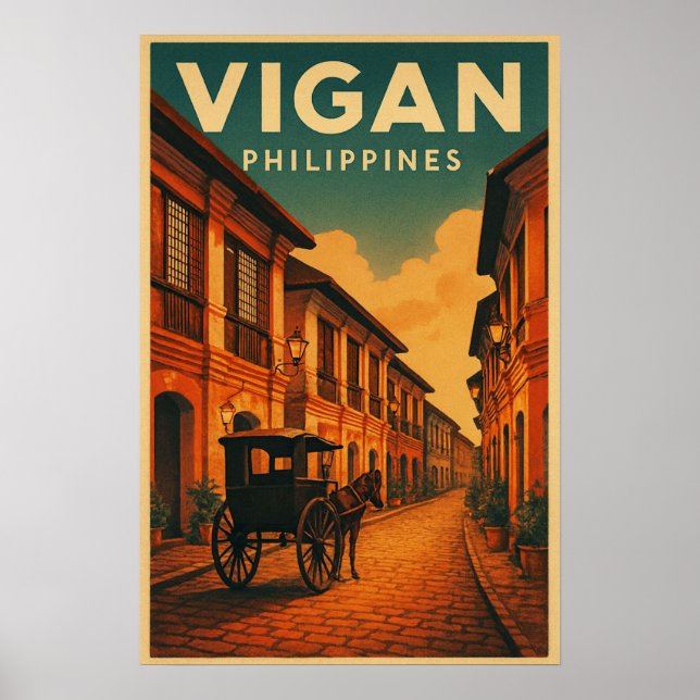 Affiche Voyage à Vigan, Philippines  (Devant)