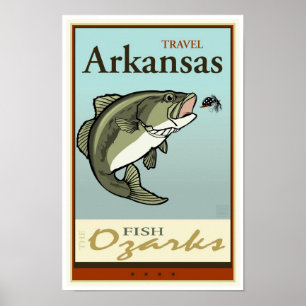 Affiche Voyage Arkansas