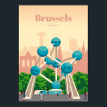 Affiche Voyage Art Voyage À Bruxelles<br><div class="desc">Voyage Art Voyage À Bruxelles</div>