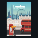 Affiche Voyage Art Voyage À Londres Angleterre<br><div class="desc">Voyage Art Voyage À Londres Angleterre</div>