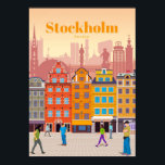 Affiche Voyage Art Voyage à Stockholm<br><div class="desc">Voyage Art Voyage à Stockholm</div>