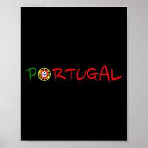 Affiche Voyage au Portugal Vacances Fierté ibérique Portug