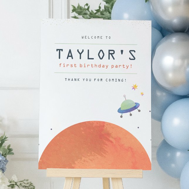 Affiche Voyage Autour Du Soleil Space Boy Bienvenue (Créateur téléchargé)