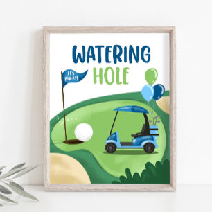 Affiche Voyage d'anniversaire du golf de Hole Park-Tee Boy